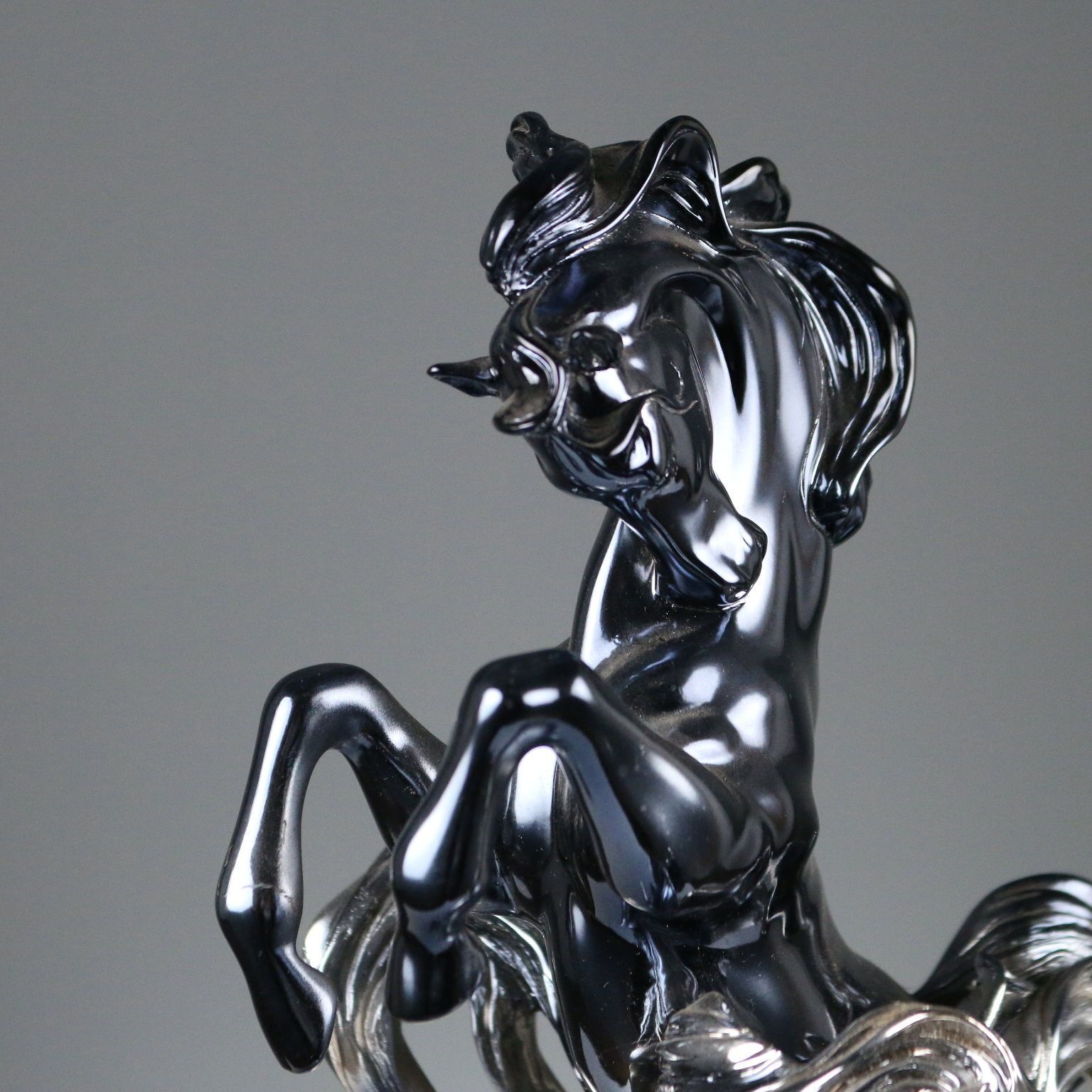 Composition Of Horses Silver Foil Ottaviani Manufacture Italy 1990s photo for sale