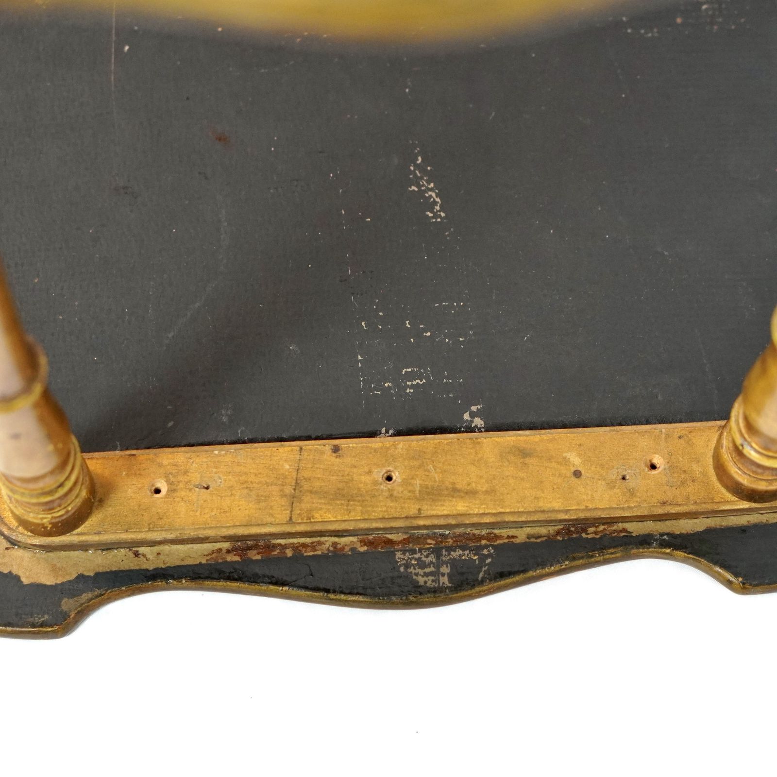 395.0 Continental Painted & Gilt Two Tier étagère Side Table photo
