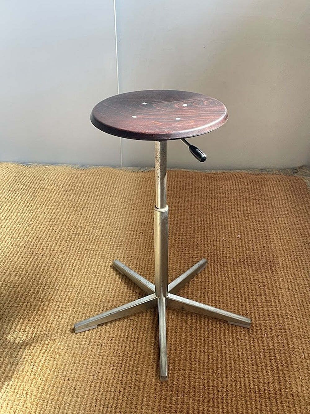 photo furniture Paar Vintage Embru Verstelbare Atelierkrukken, Zwitserland, jaren 1960-1970