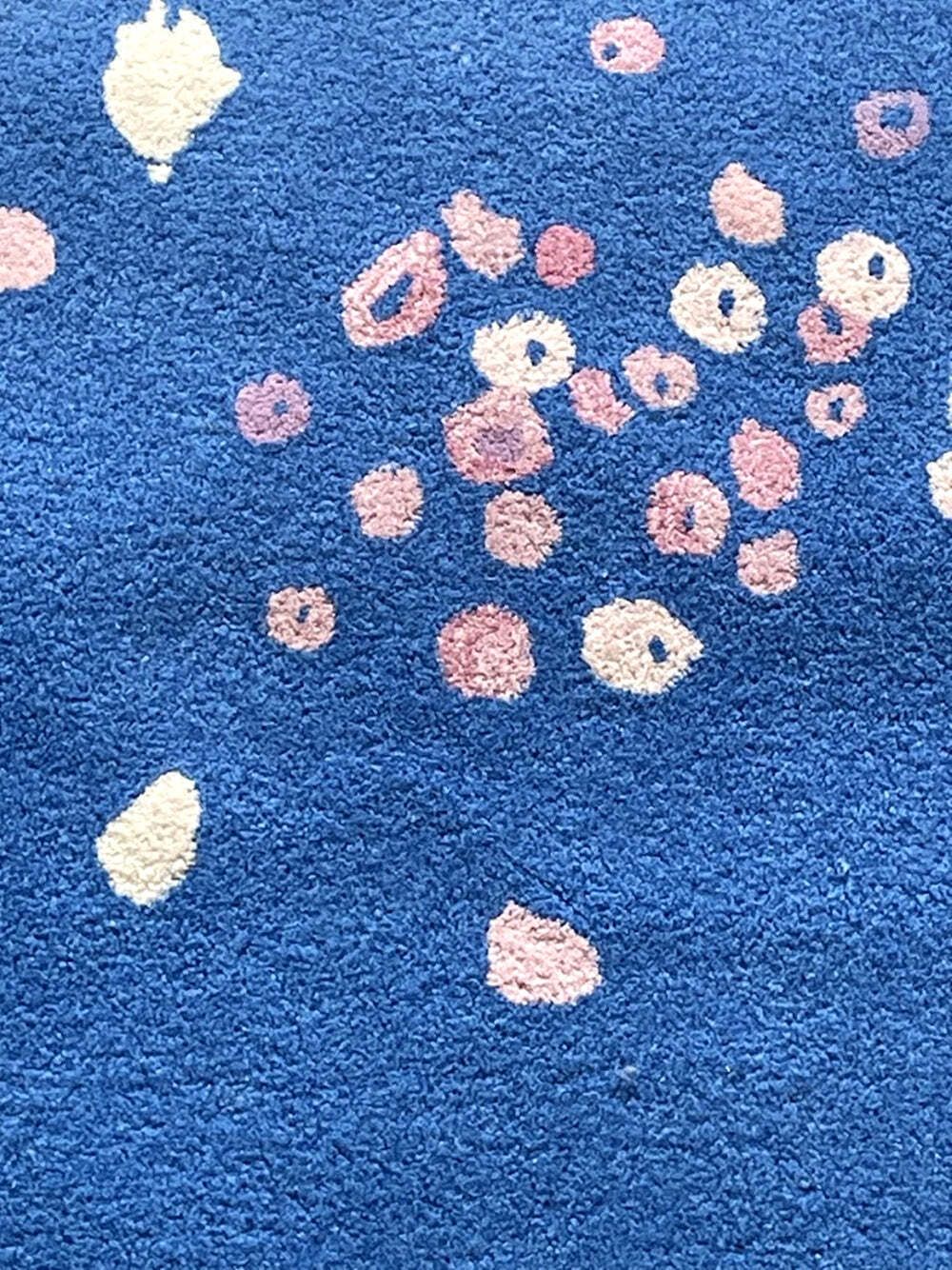 photo furniture Tisca “Sophie” Hand Tufted Wool Rug, France, 1990s