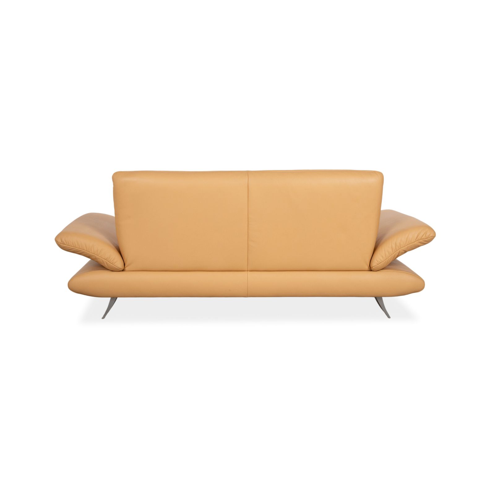 Mobilier Canapé 2 places Koinor Rossini en cuir, abricot crème beige, fonction manuelle photo