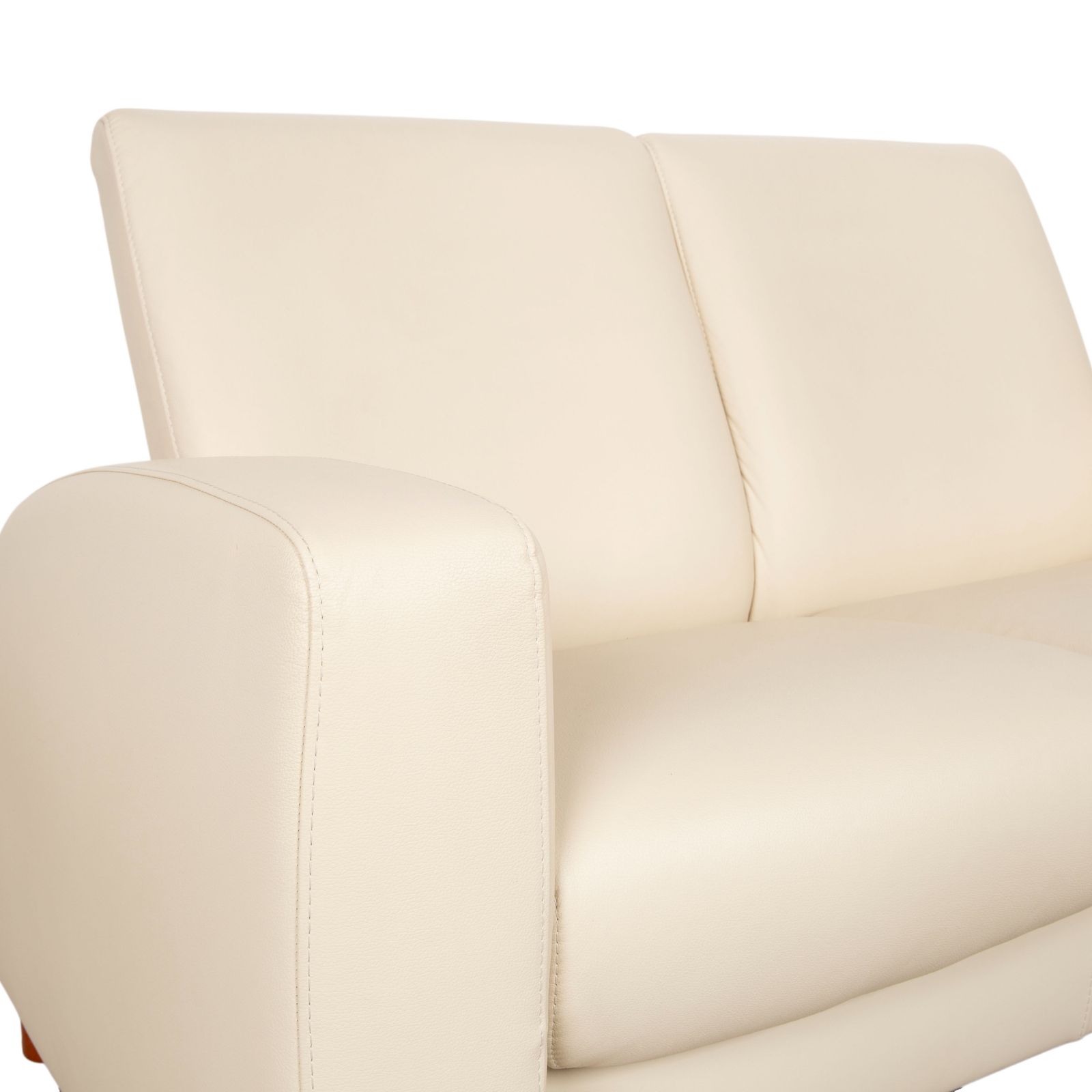 Canapé 2 places Stressless Arion en cuir crème, à inclinaison manuelle photo vinterior