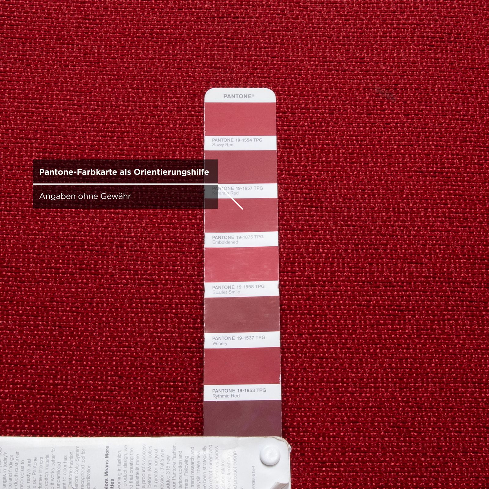 Meubels Mondo Loredo Stof Hoekbank, Rood, Manuele Functie photo