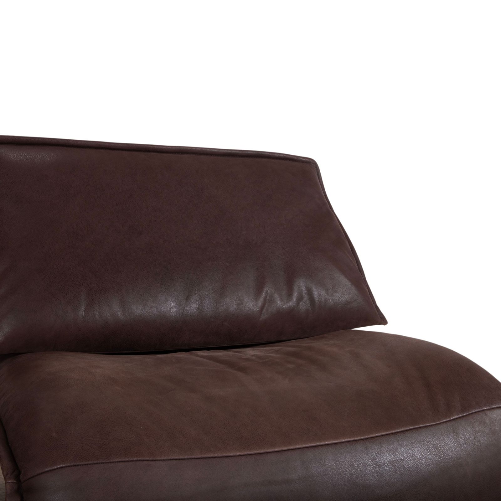 photo furniture Koinor Free Motion Edit 3 Leather Two Seater Brown Electric Function Sofa