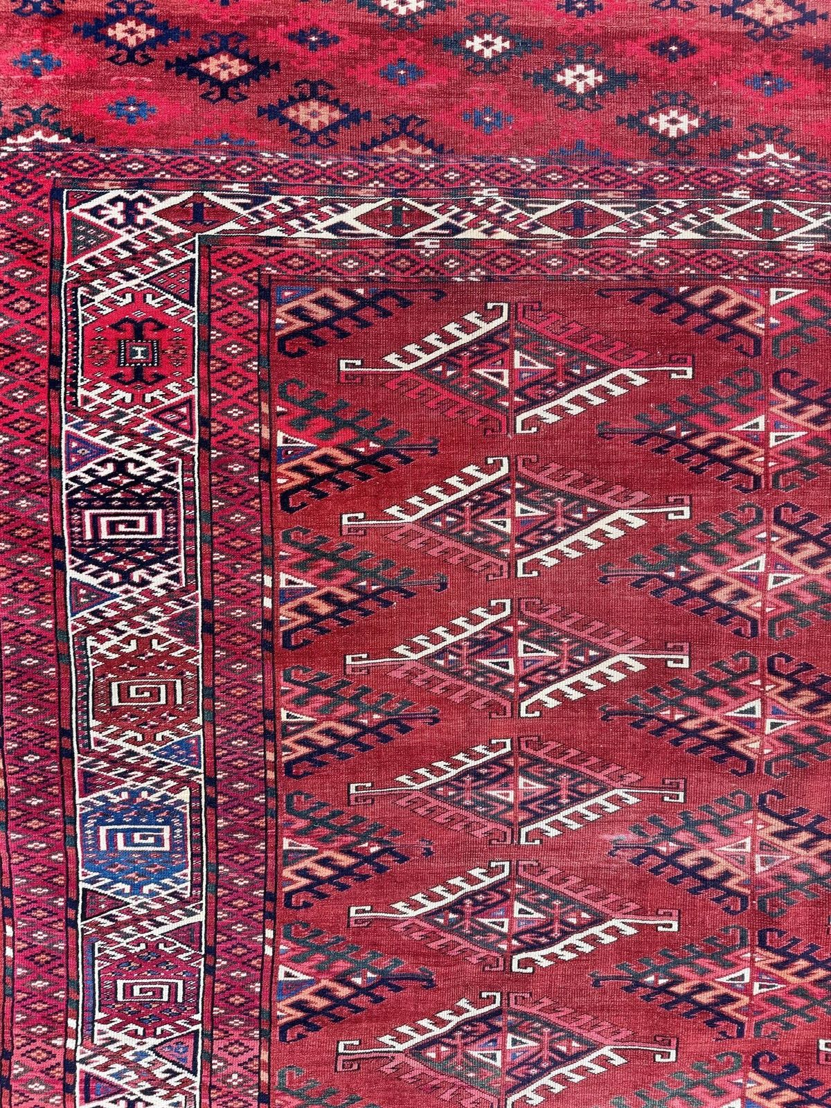 3400.0 Antiek Turkmeens Yomut tapijt 2,98 m x 1,94 m photo
