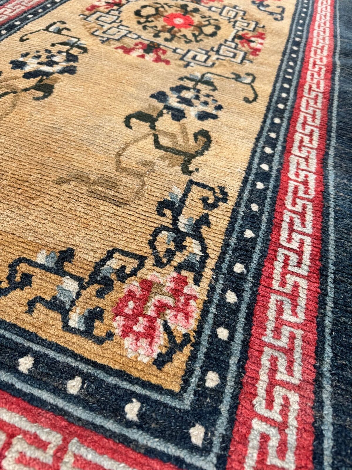 photo buy Antique Tibetan Runner 4.03m X 0.81m