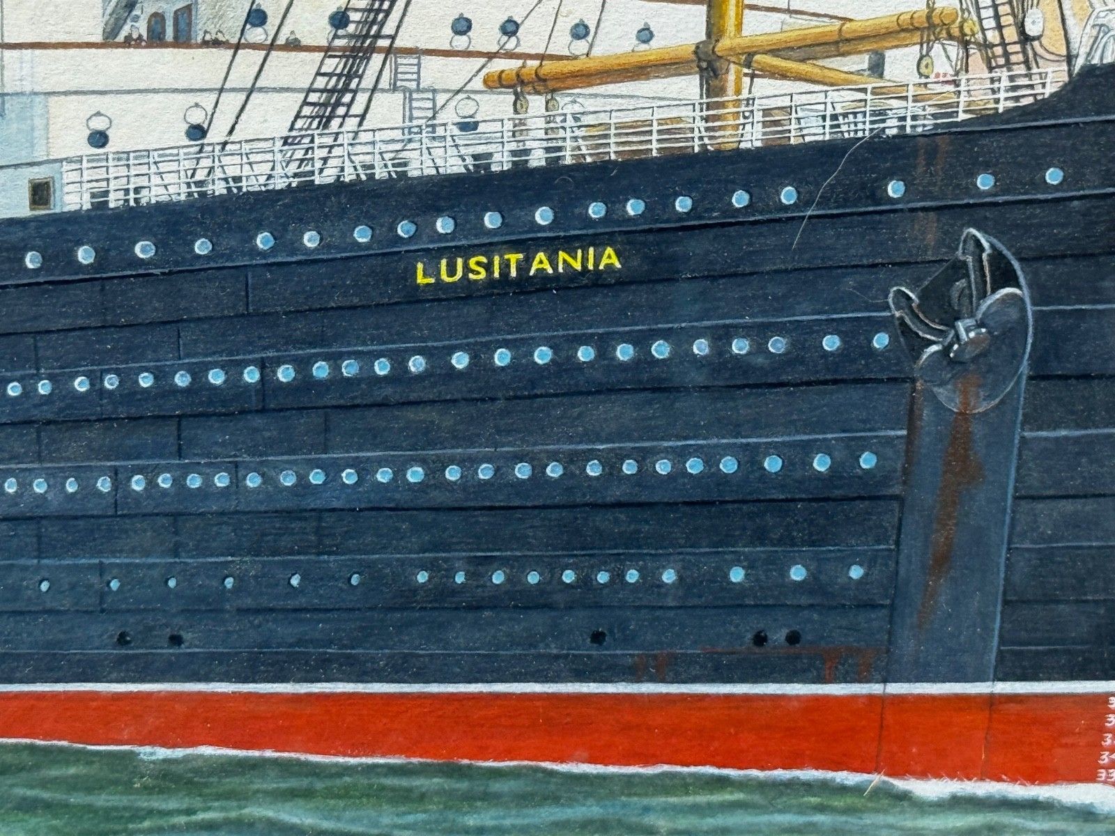 Sisters Of The Mersey Rms Lusitania & Rms Mauretania Marine Masterpiece Painting photo vinterior