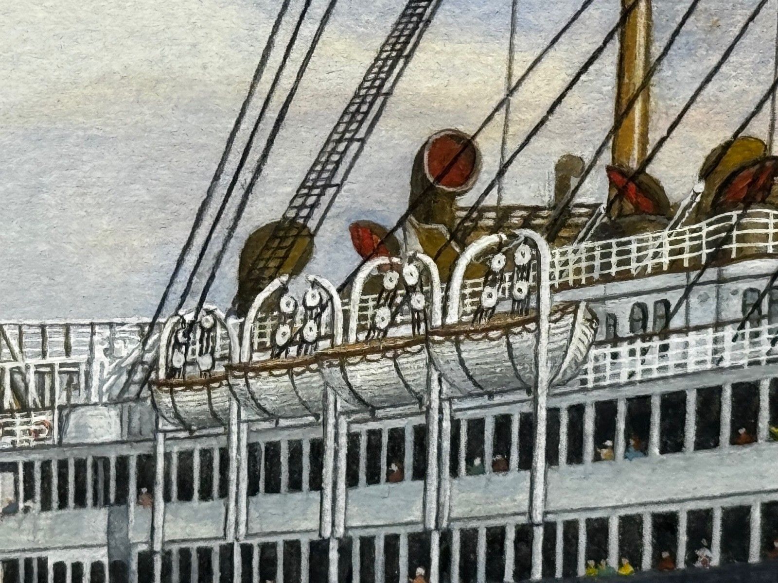 photo vinterior Sisters Of The Mersey Rms Lusitania & Rms Mauretania Marine Masterpiece Painting