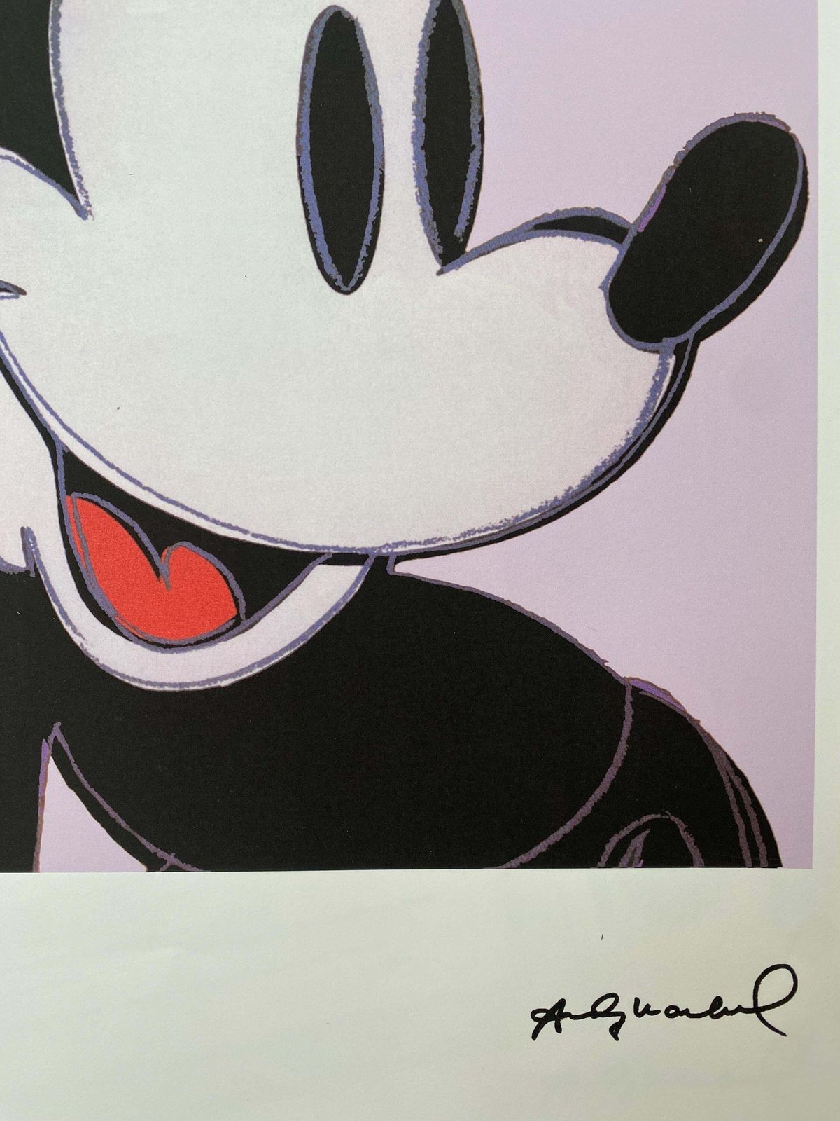 Naar Andy Warhol, Mickey, jaren 1980, Lithografie photo 1390.0