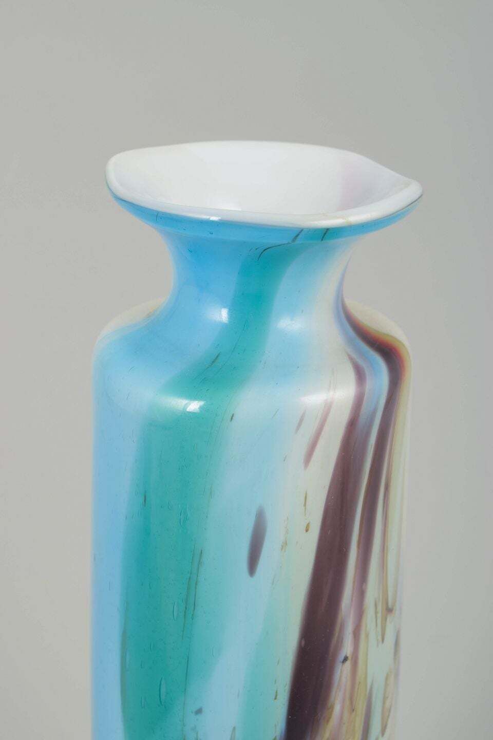 Per Lütken For Holmegaard. Art Glass Vase From "Cascade" Series. 1970s photo for sale