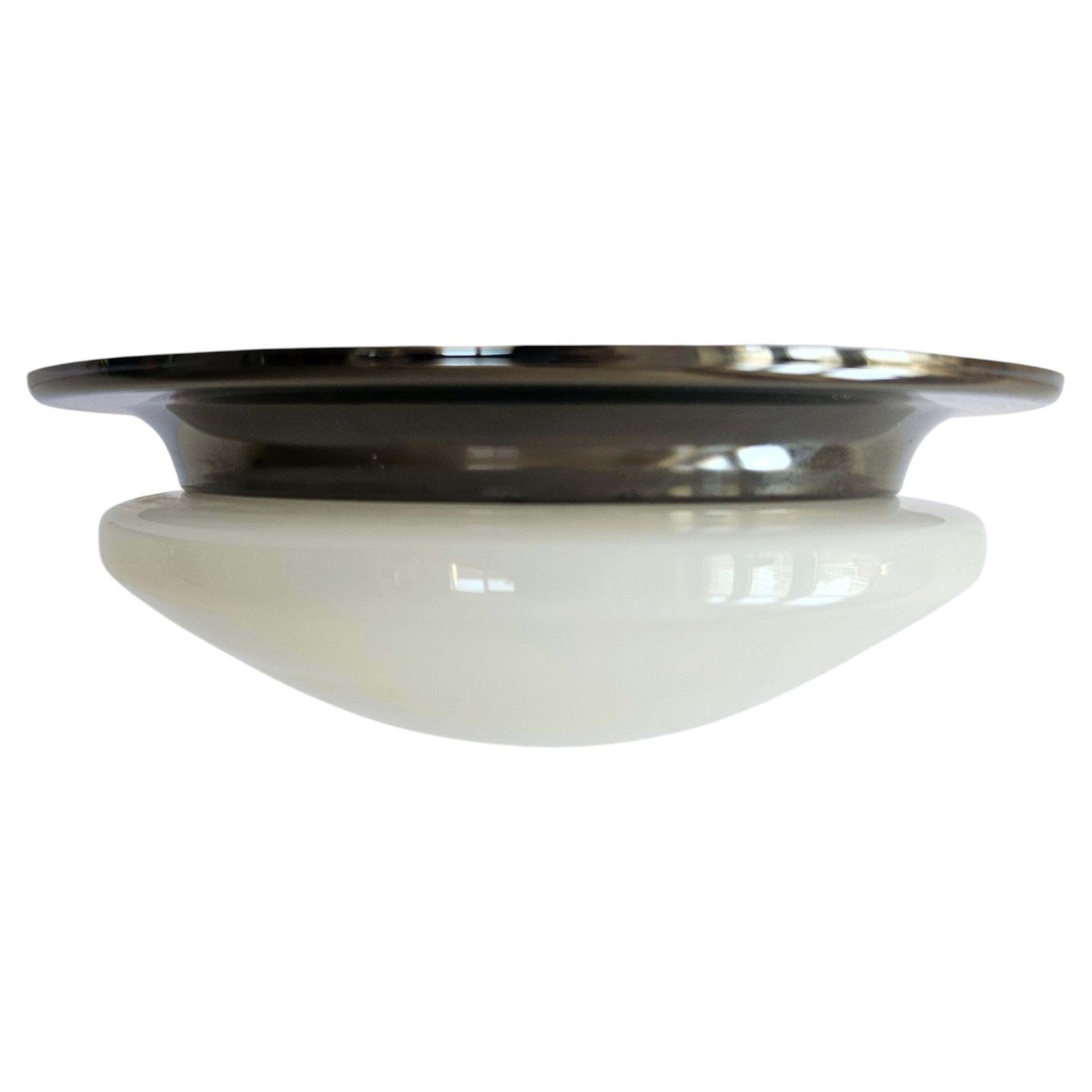 Zeldzame mid-century plafonnière in Bauhaus-stijl, Duitsland, jaren 1970