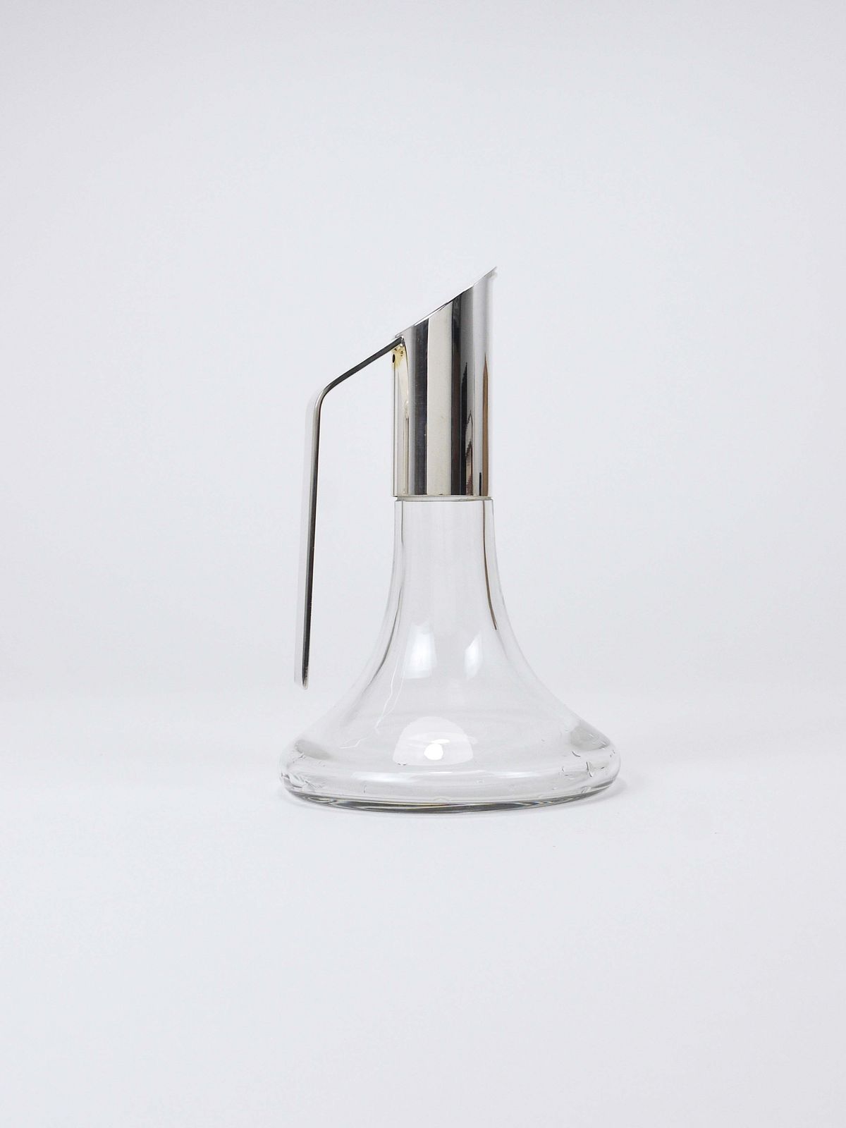photo buy Riedel Mesa Elegante Zilveren Kristallen Karaf, Decanteerkaraf, Kan, Italië, jaren 1980