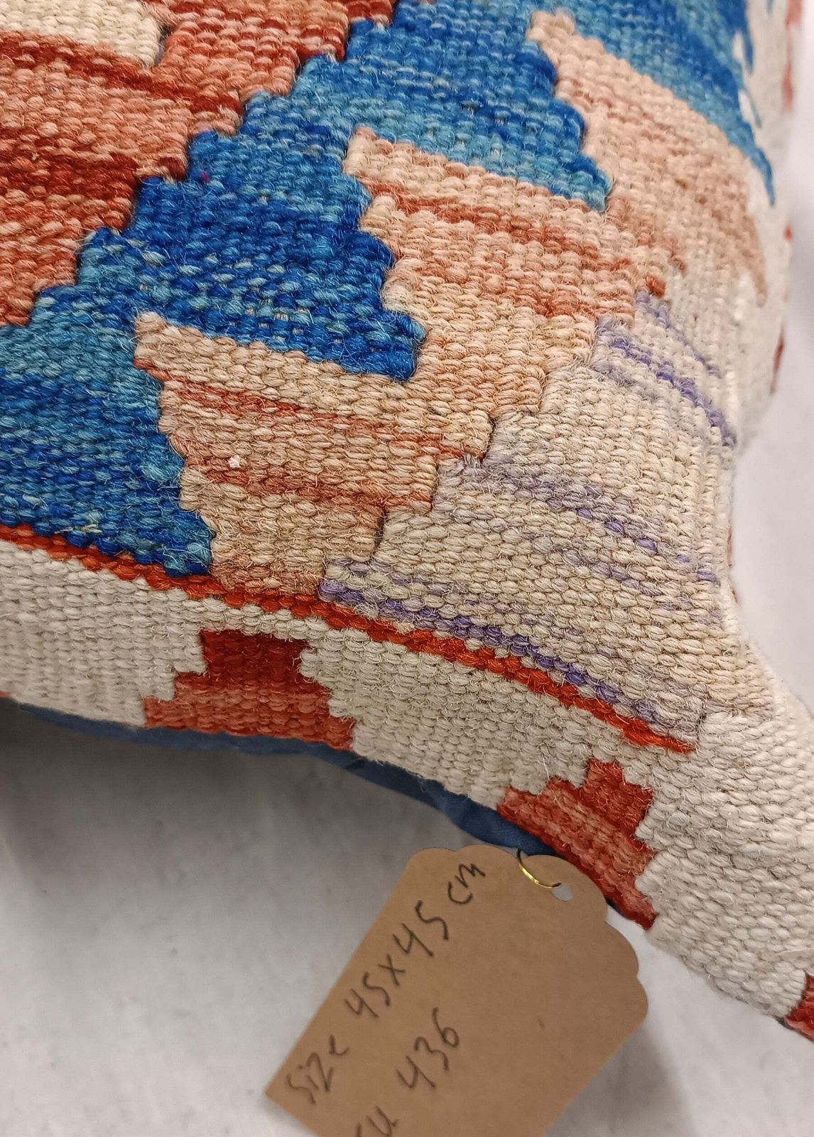 Traditionele geometrische kussenhoes, Afghaanse decoratieve kilim kussen woondecoratie photo buy