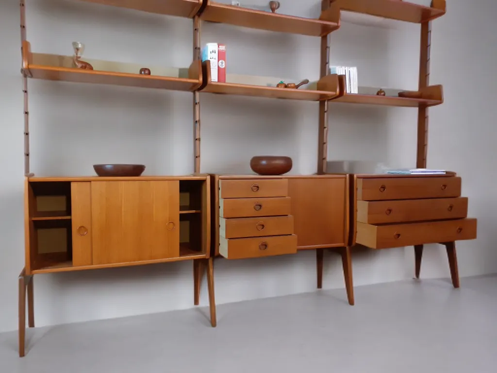 Bibliothèque sur pieds Ergo, scandinave mid-century, années 1960 photo buy