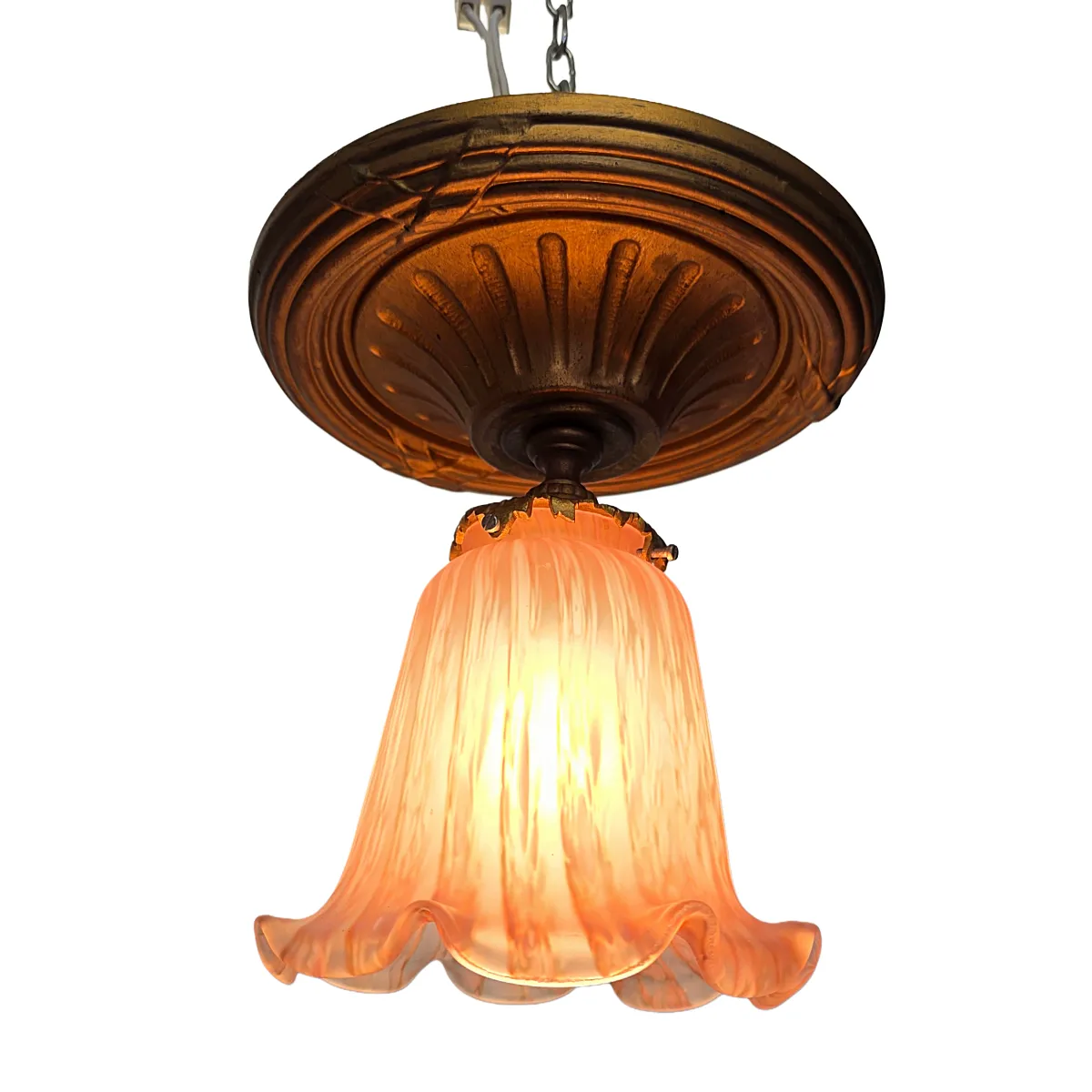 Art Nouveau Plafondlamp, Begin 1900s photo furniture