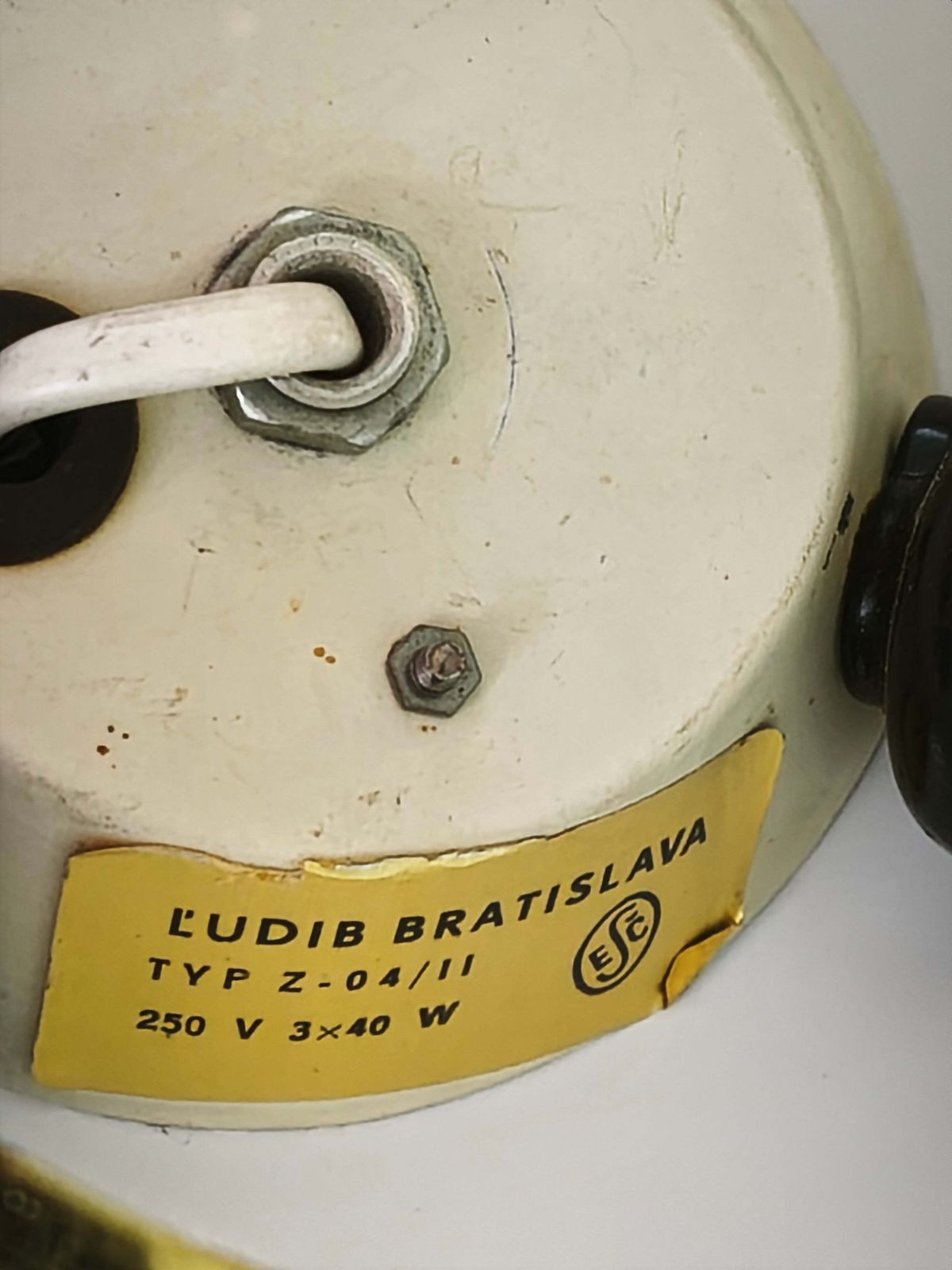 Space Age Ufo Pendant By Ludib Bratislava, Czechoslovakia, 1960s photo vintage