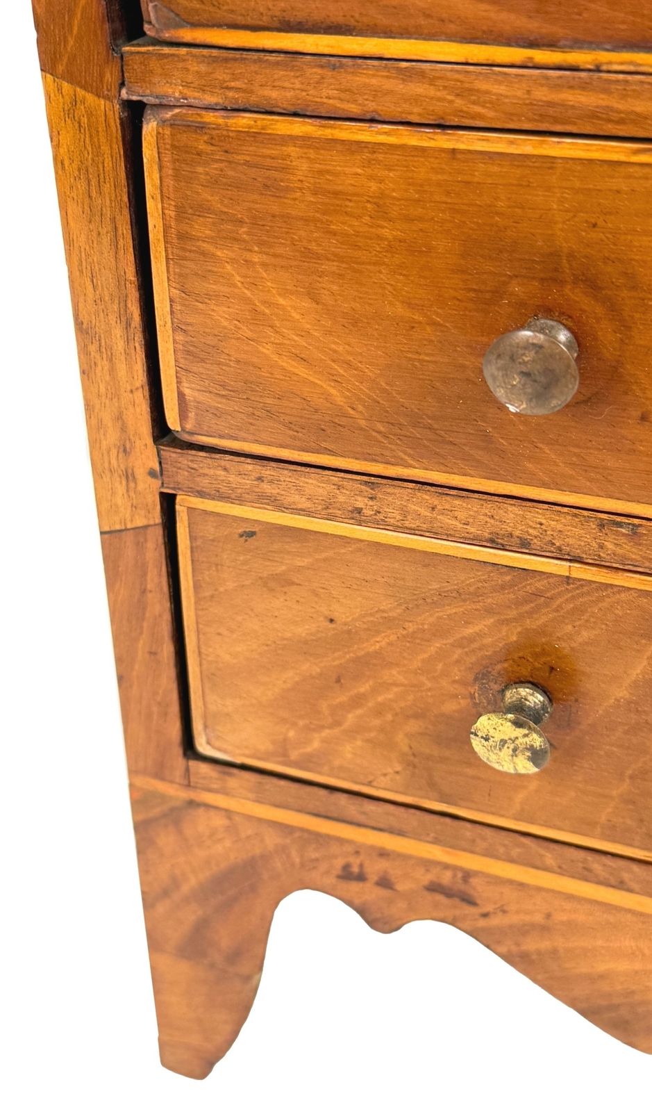 photo for sale Petite commode miniature georgienne en acajou, XVIIIe siècle (Angleterre, vers 1790)