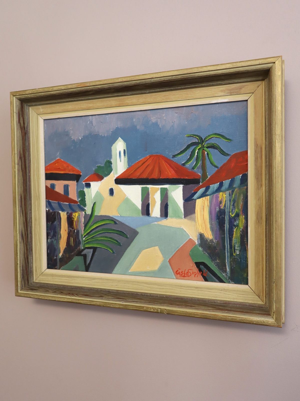 Where The Palms Sway In Oil Onto Canvas photo 611.0