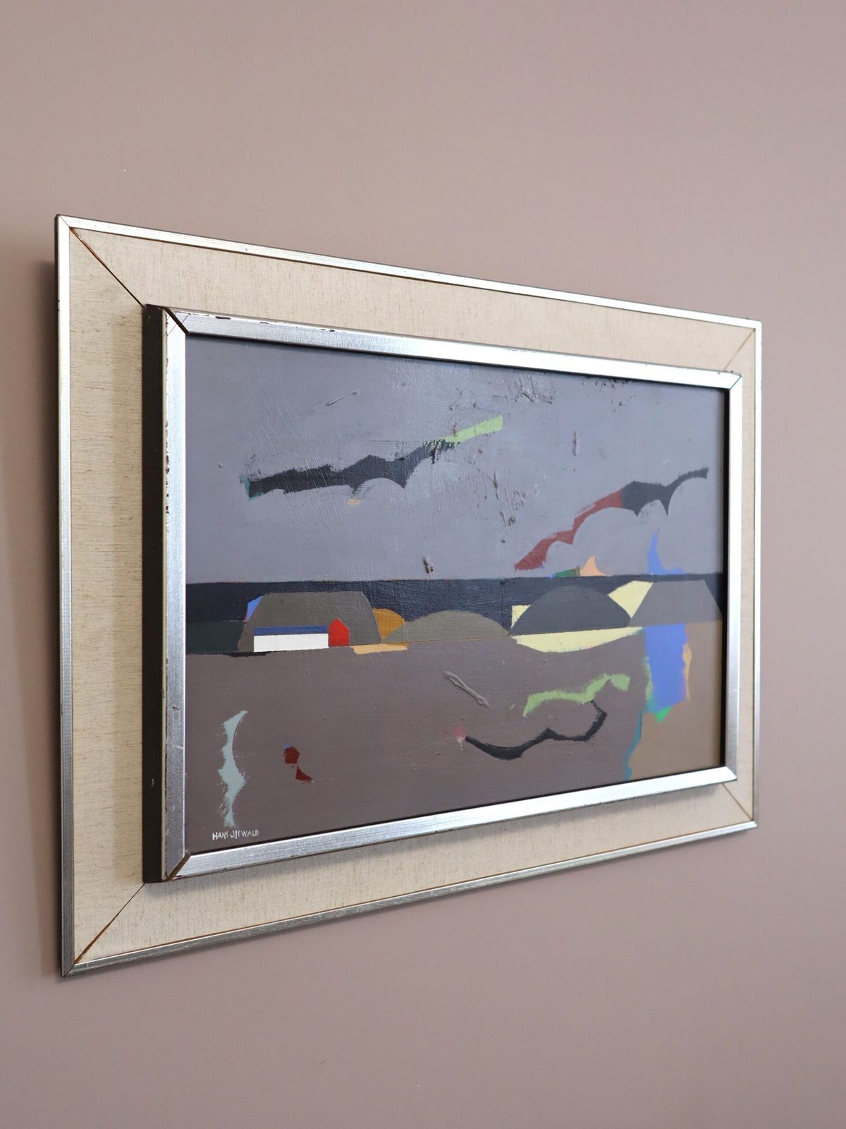 Landschap in herinnering, olieverf op paneel photo for sale