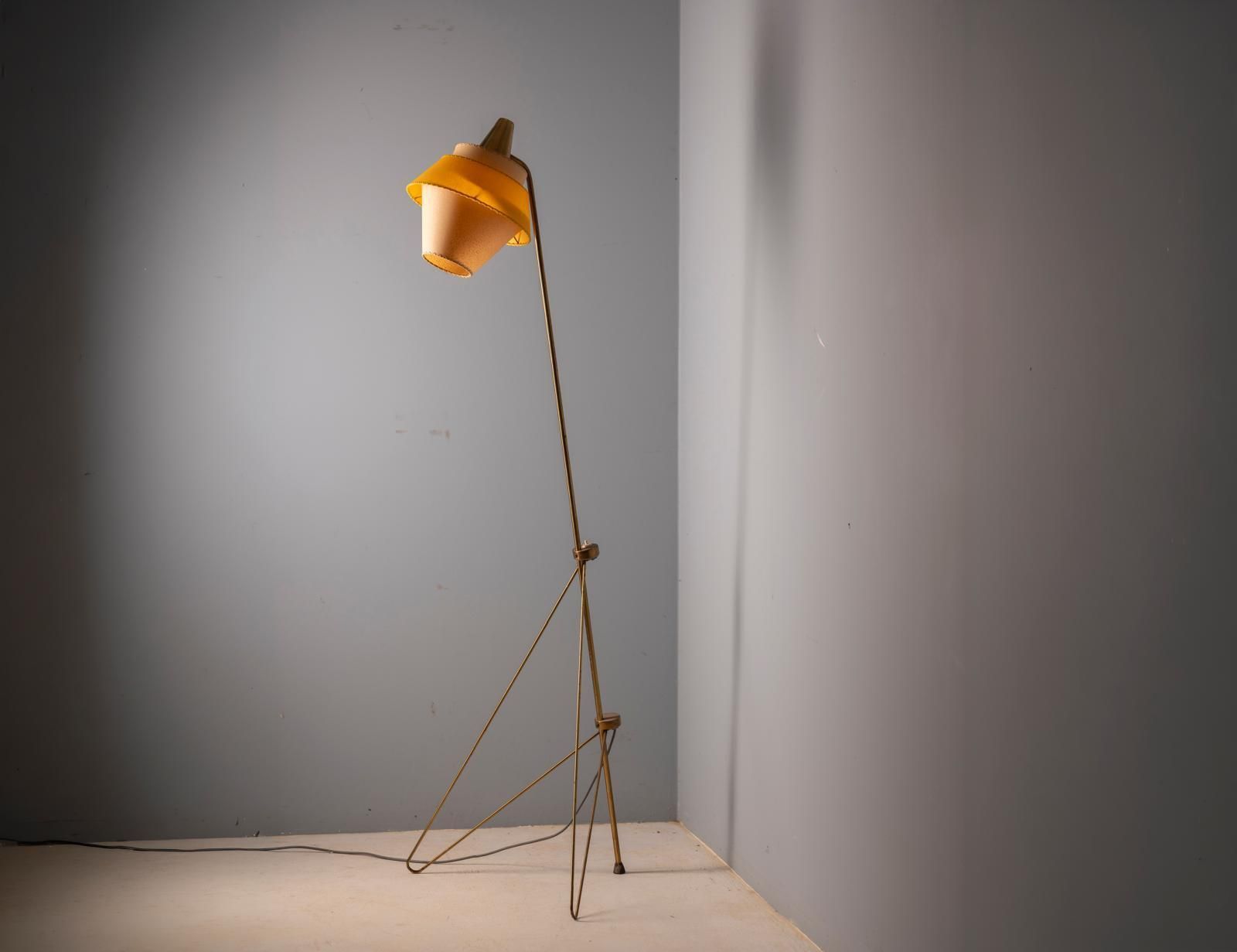 Vintage Floor Lamp By Josef Hůrka For Napako, 1950s, Czechoslovakia, 160 × 32 × 32 Cm photo buy