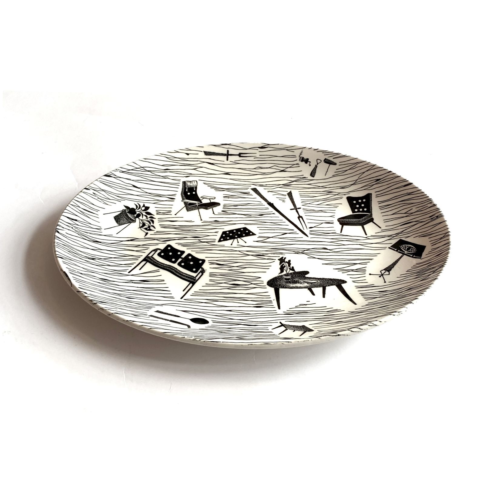 Ridgway Potteries Homemaker ovale schaal (30 cm x 22 cm), jaren 1960 mid-century modern tafelgerei photo 84.99