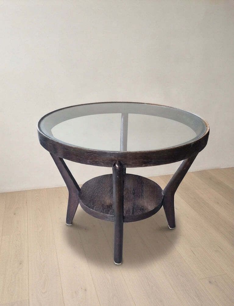 Salontafel van Karel Kozelka & Antonín Kropáček voor Interier Praha, jaren 1940, Tsjecho-Slowakije, 73 × 57 cm photo Meubels