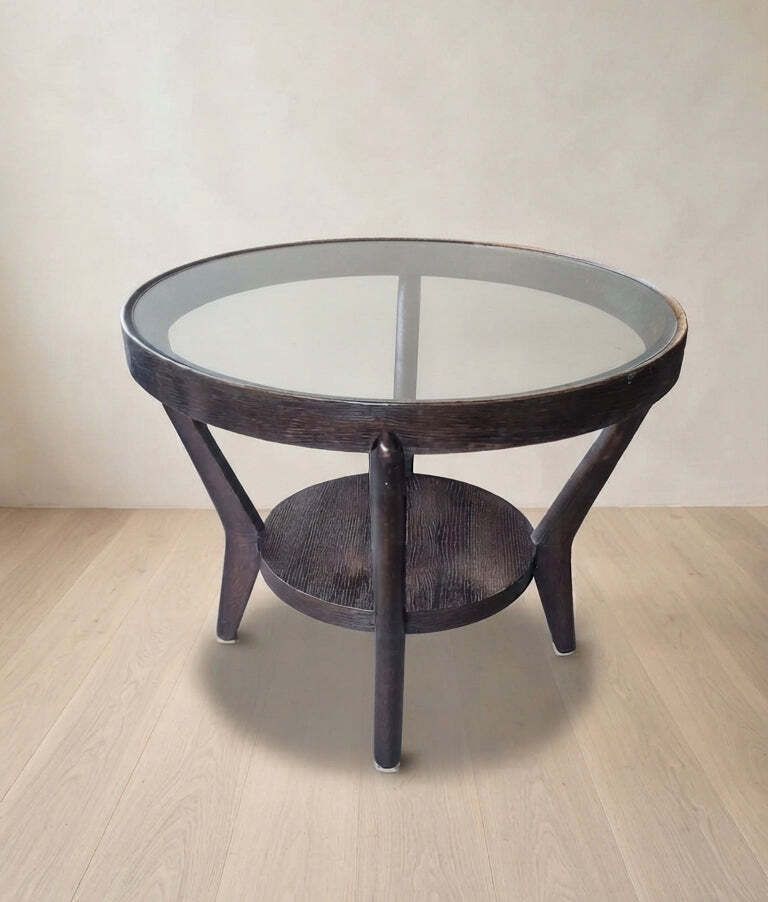 Salontafel van Karel Kozelka & Antonín Kropáček voor Interier Praha, jaren 1940, Tsjecho-Slowakije, 73 × 57 cm photo 610.0