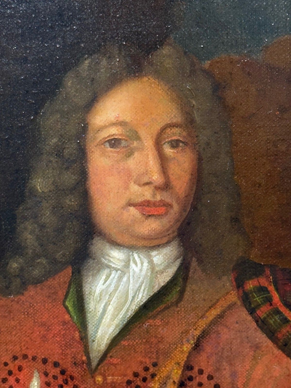 19th Century Jacobite Highland Noble Oil Portrait Kenneth Sutherland 3rd Lord Duffus In 1732 After Richard Waitt photo Art