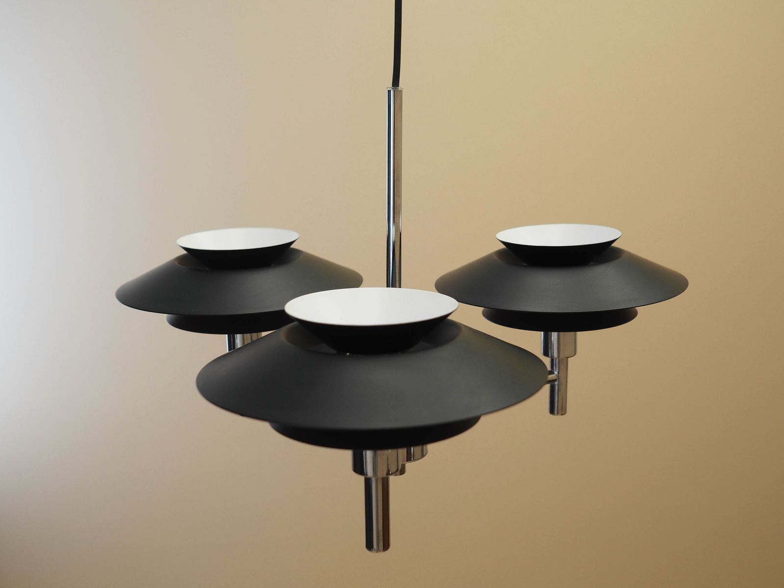 Genoa Pendant Lamp With Three Shades, Metal, Harald Nyborg A/S, Denmark, Contemporary photo buy