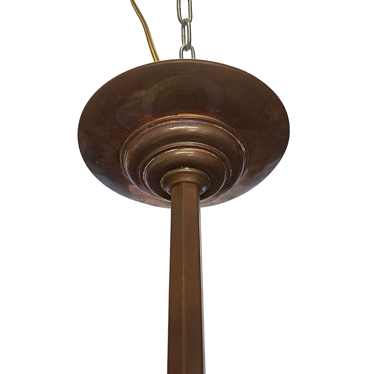 Franse art deco hanglamp, jaren 1930 photo 165.0