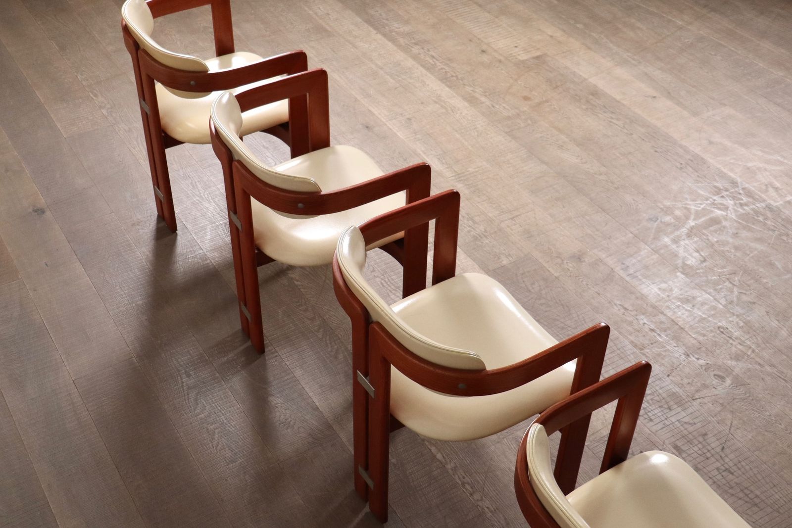 Set van 6 Augusto Savini Pamplona stoelen voor Pozzi, Italië, 1965 photo buy