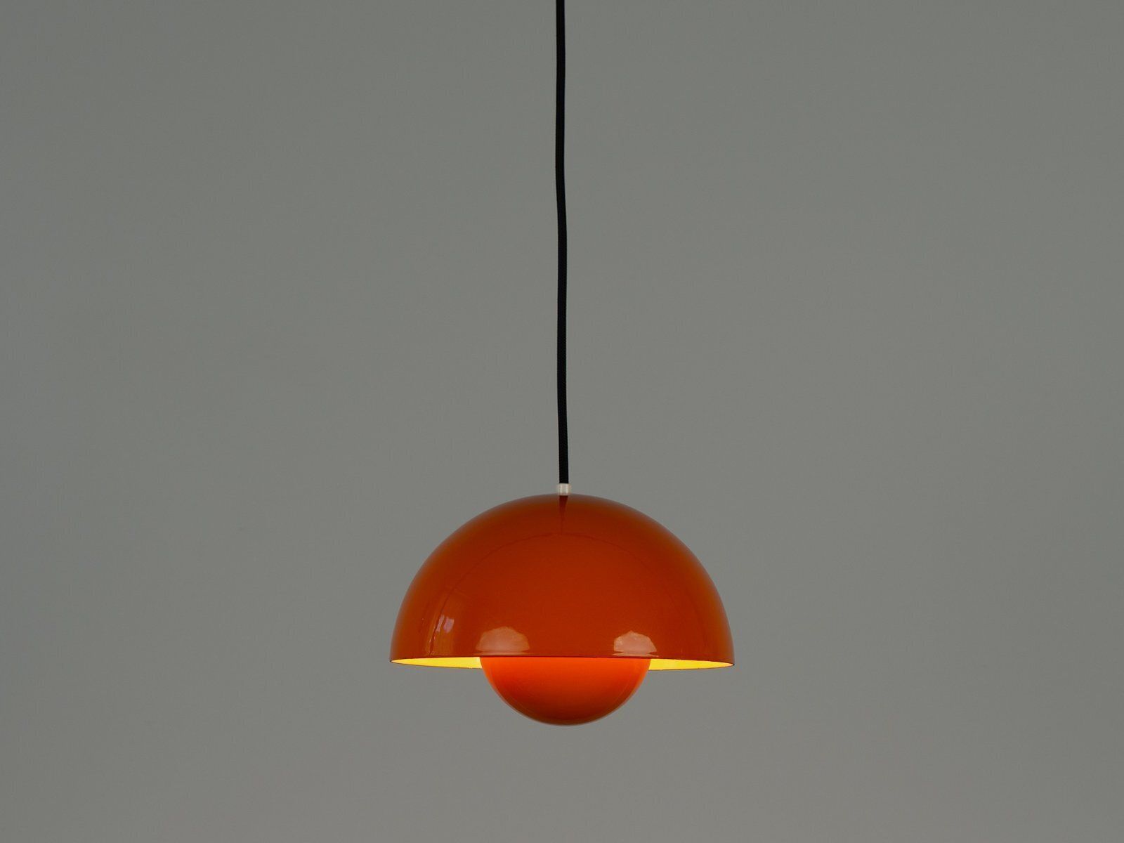 Vintage Flowerpot Pendant Lamps By Verner Panton For Louis Poulsen, Set Of 2 photo Lighting
