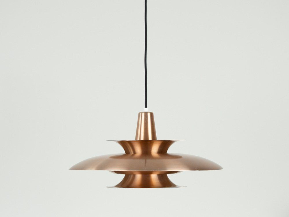 Lampe à suspension vintage Nova en aluminium par Fog and Mørup, 1963