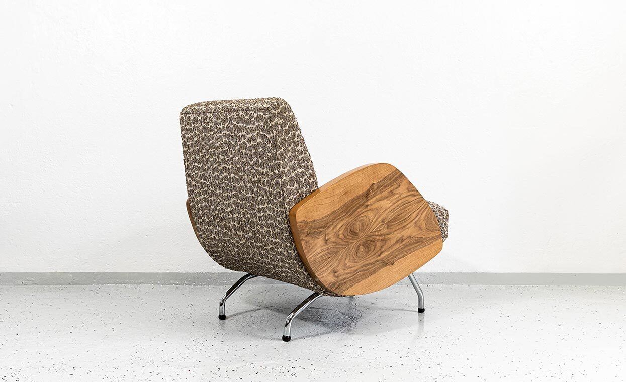 Model "360" Armchair By Janusz Różański, Poland, 1950s photo vinterior