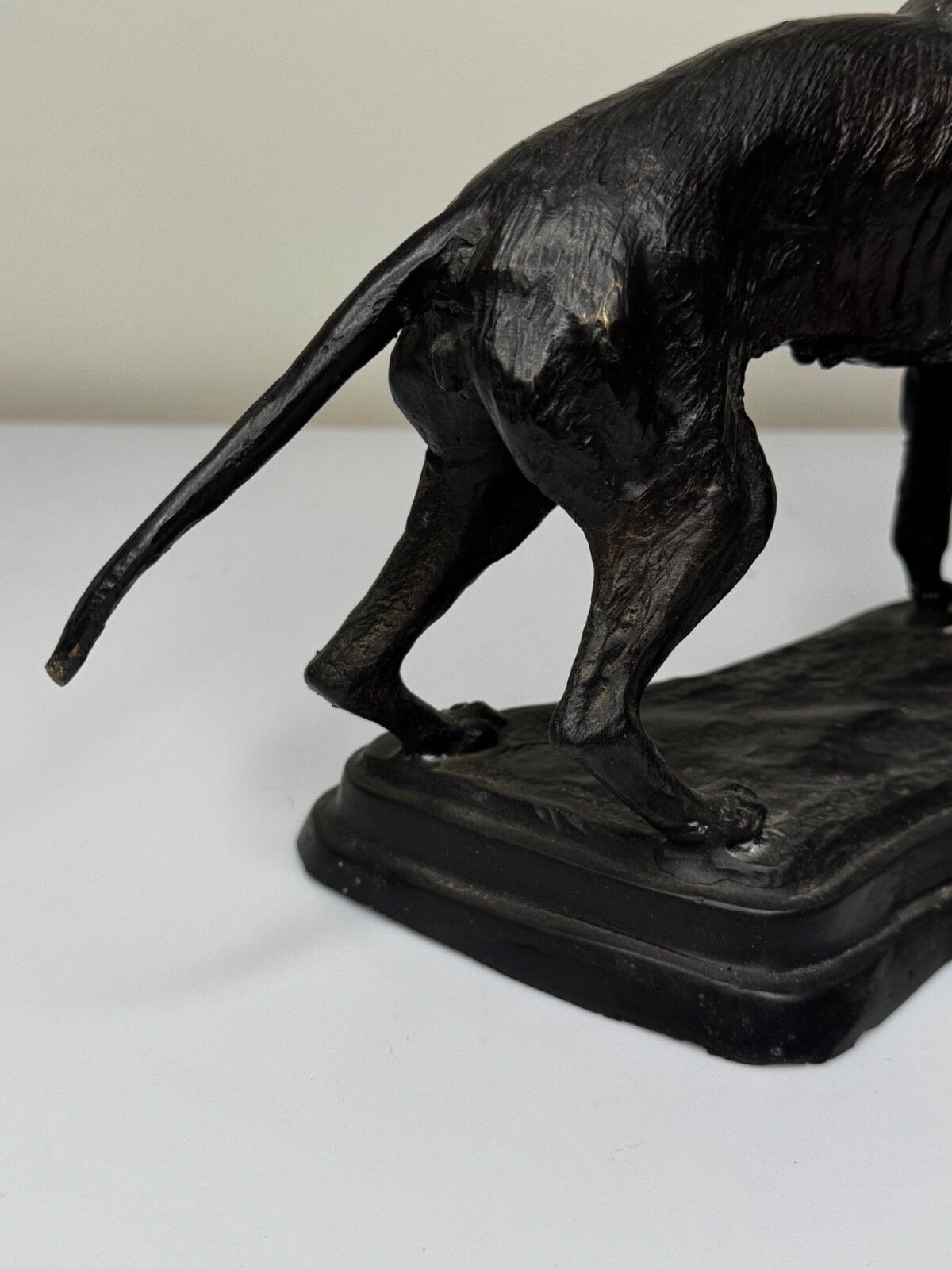 Victorian bronzen groep jachthonden ca. 1860, Franse Animalier sculptuur photo vinterior