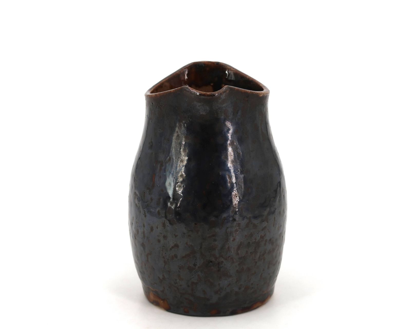 Pichet en grès noir par Jean Talbot, La Borne Ceramics, années 1940 photo vinterior