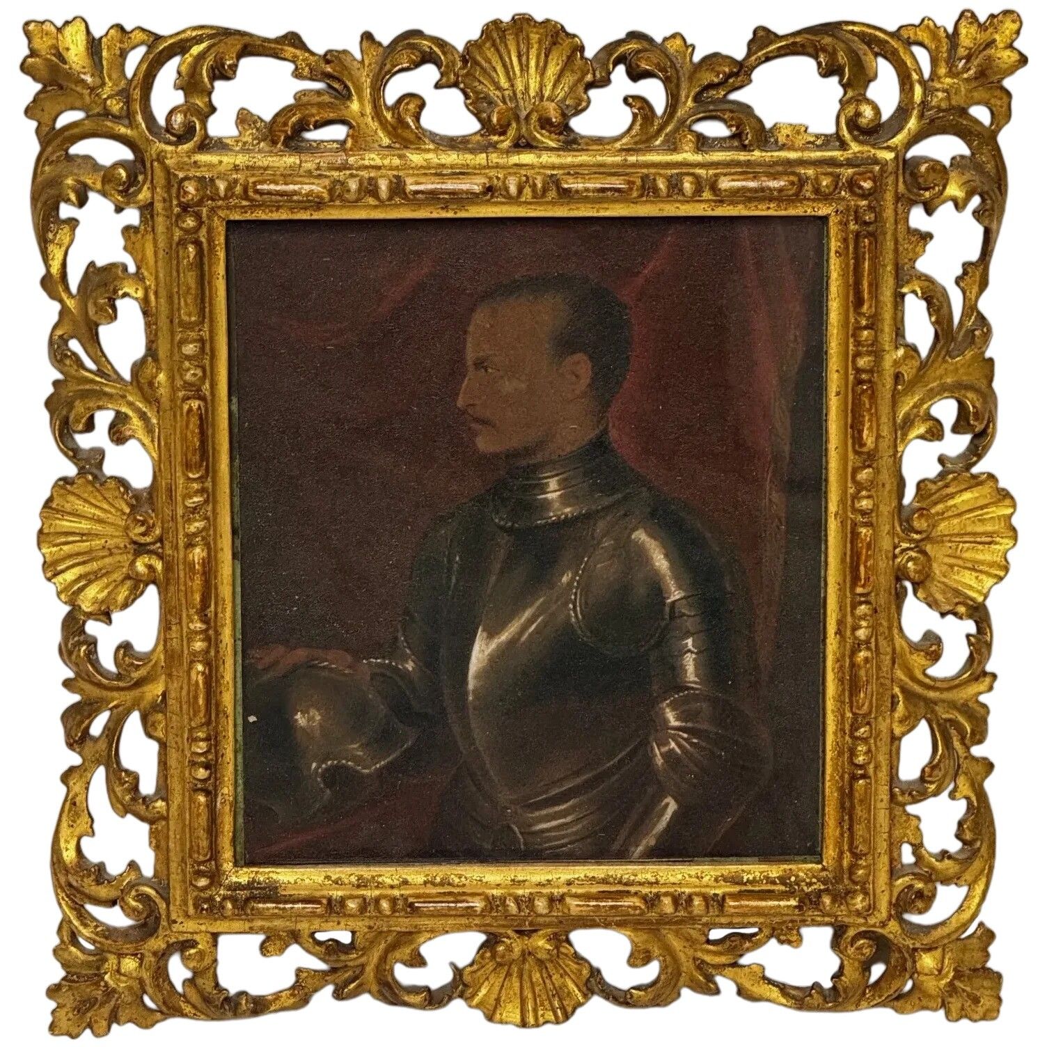 Antiek olieverf portret Ludovico Di Giovanni De' Medici naar Gian Paolo Pace, Detto L'olmo
