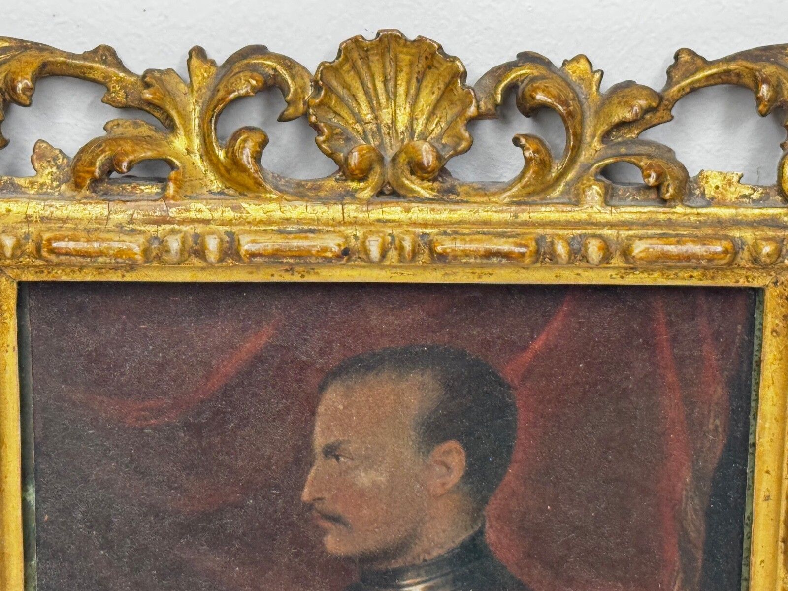Antiek olieverf portret Ludovico Di Giovanni De' Medici naar Gian Paolo Pace, Detto L'olmo photo vintage