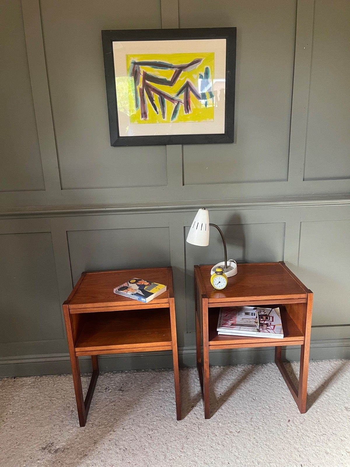 photo furniture Pair Vintage Teak Bedside Cabinets Circa 1960’s