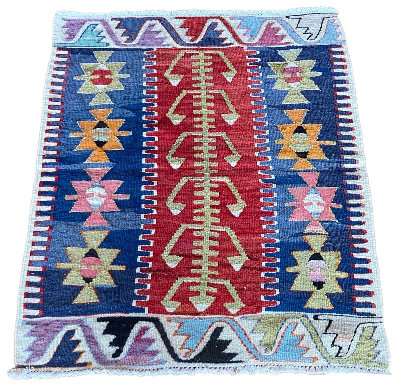 Vintage Anatolisch Kilim 1,08 m x 0,86 m photo furniture