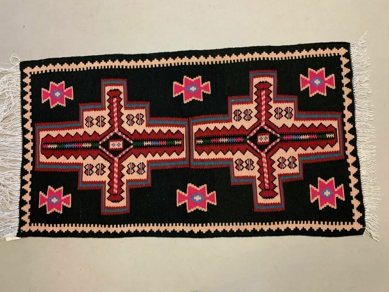 Antique Turkish Kilim Rug 158x89cm Shabby Vintage Old Tribal Kelim Medium photo for sale