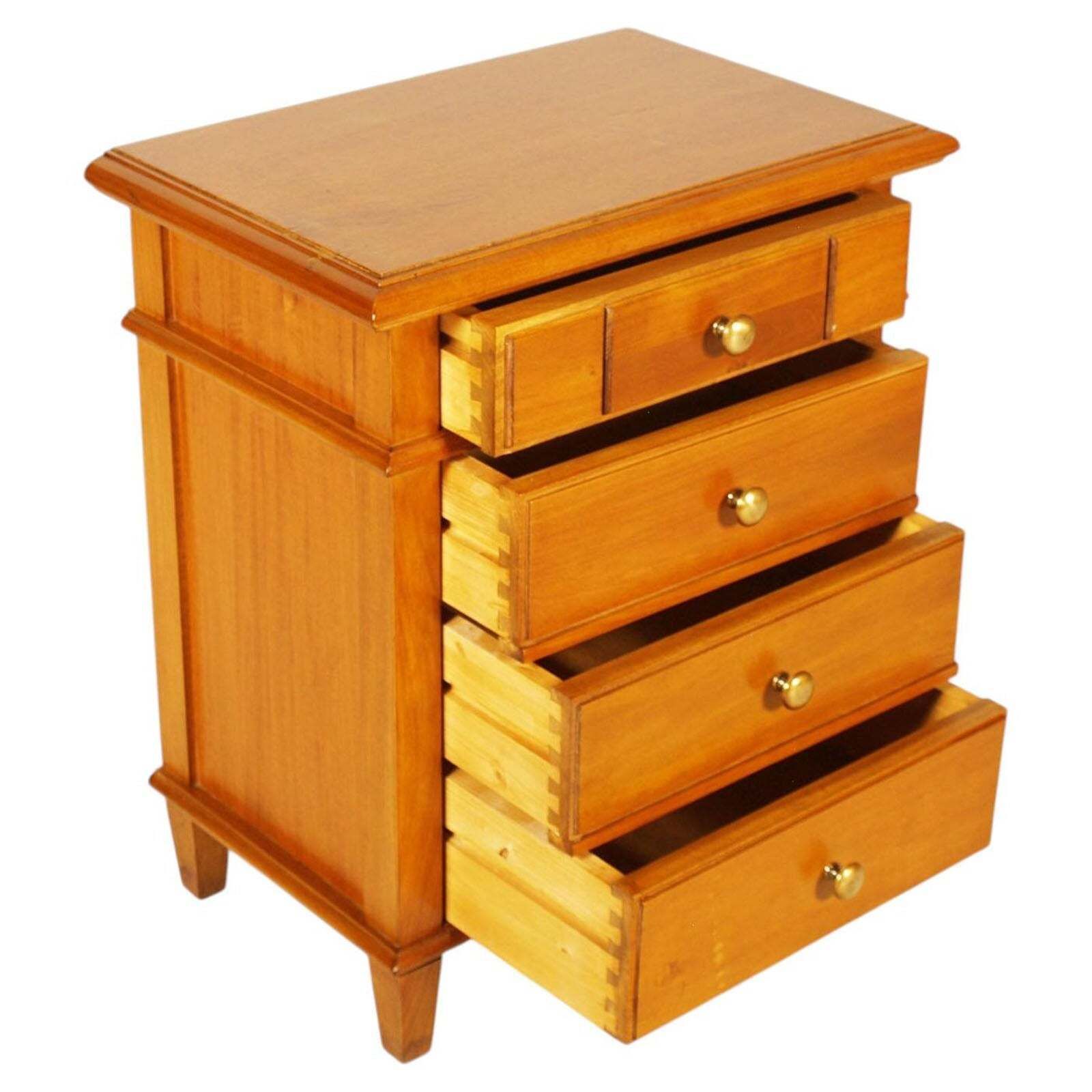 Mim Roma Italiaans Mid-Century Nachtkastje of Zijkastje met Vier Lades photo furniture
