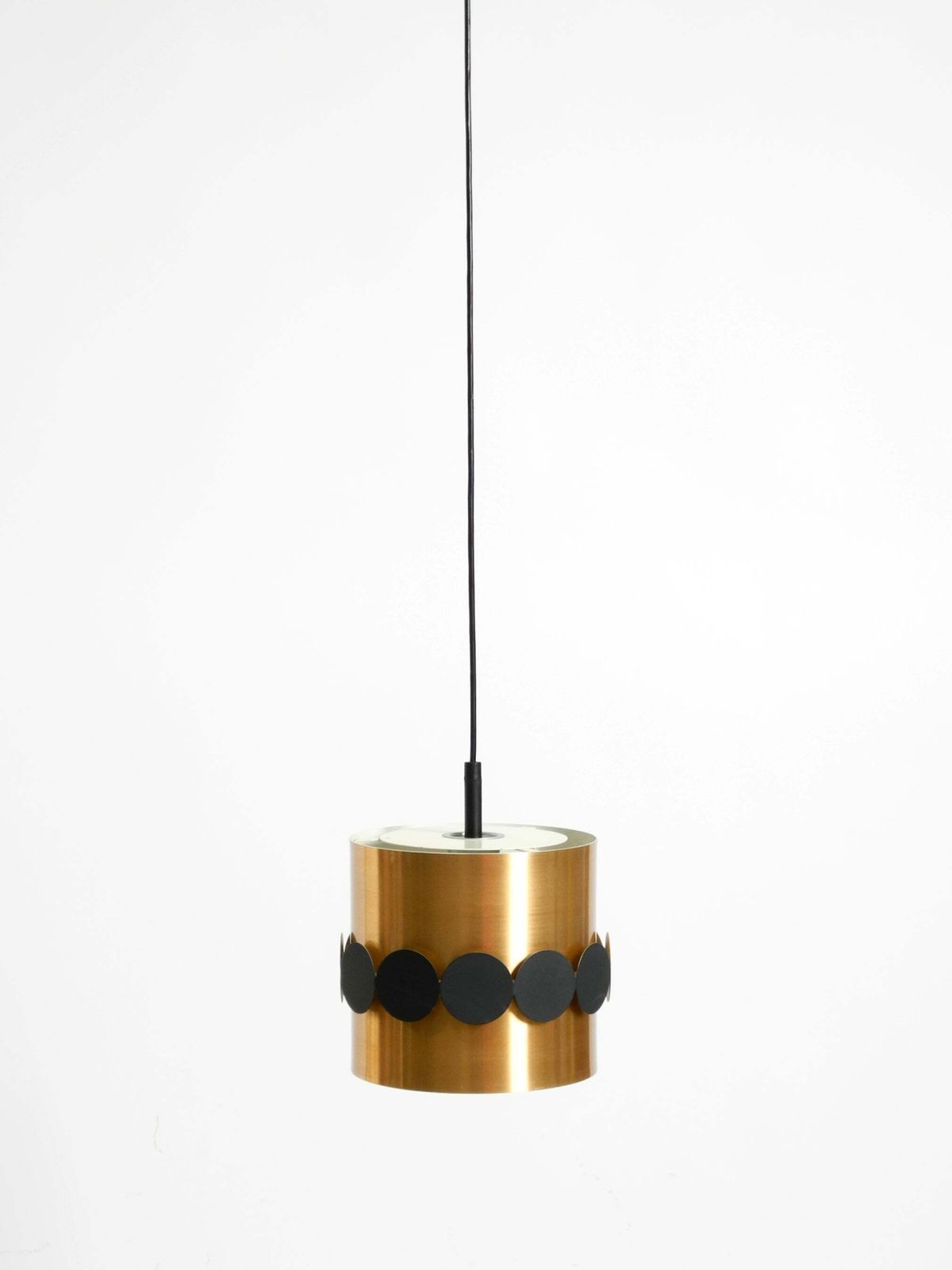 Suspension mid-century années 1960 par Doria, en aluminium anodisé cuivré photo buy