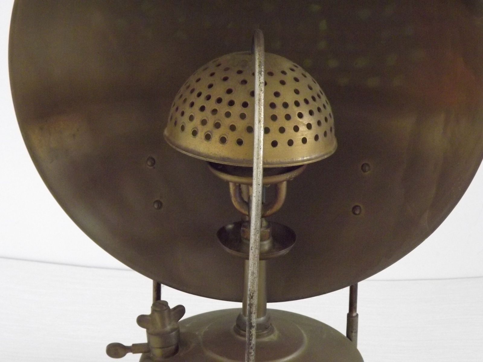 Appareil de chauffage Svea No. 25 en laiton d'époque, par Max Sievert, Suède photo 245.0