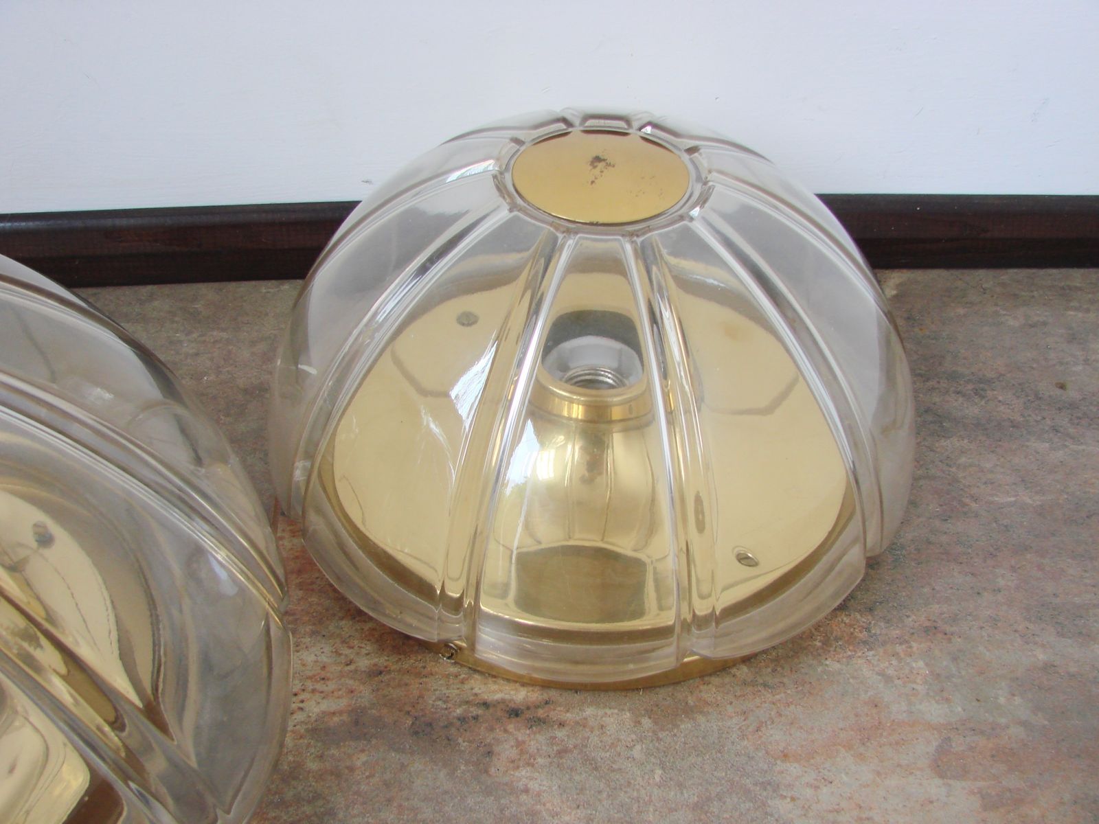 Set Of 3 Limburg Lamps – 2 Wall Lights And A Ceiling Light, Germany, 1970s. photo Lighting