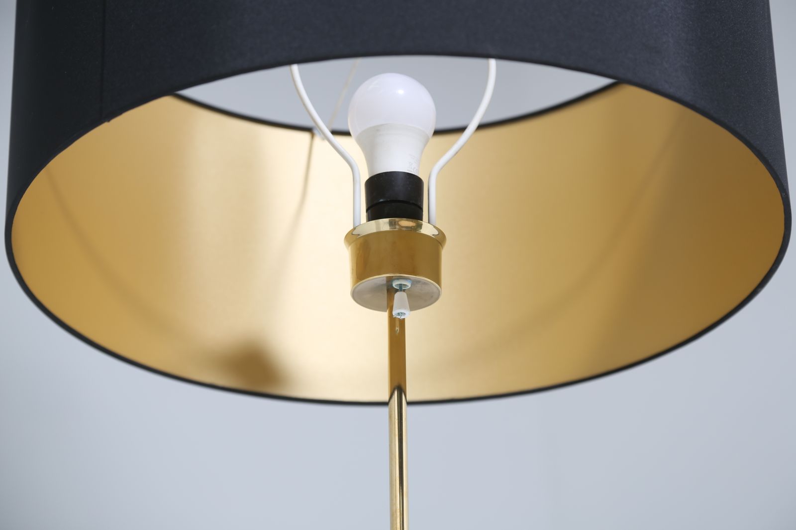 Lampadaire vintage en laiton, modèle G 025, par Alf Svensson et Yngvar Sandström pour Bergbom, années 1960 photo buy
