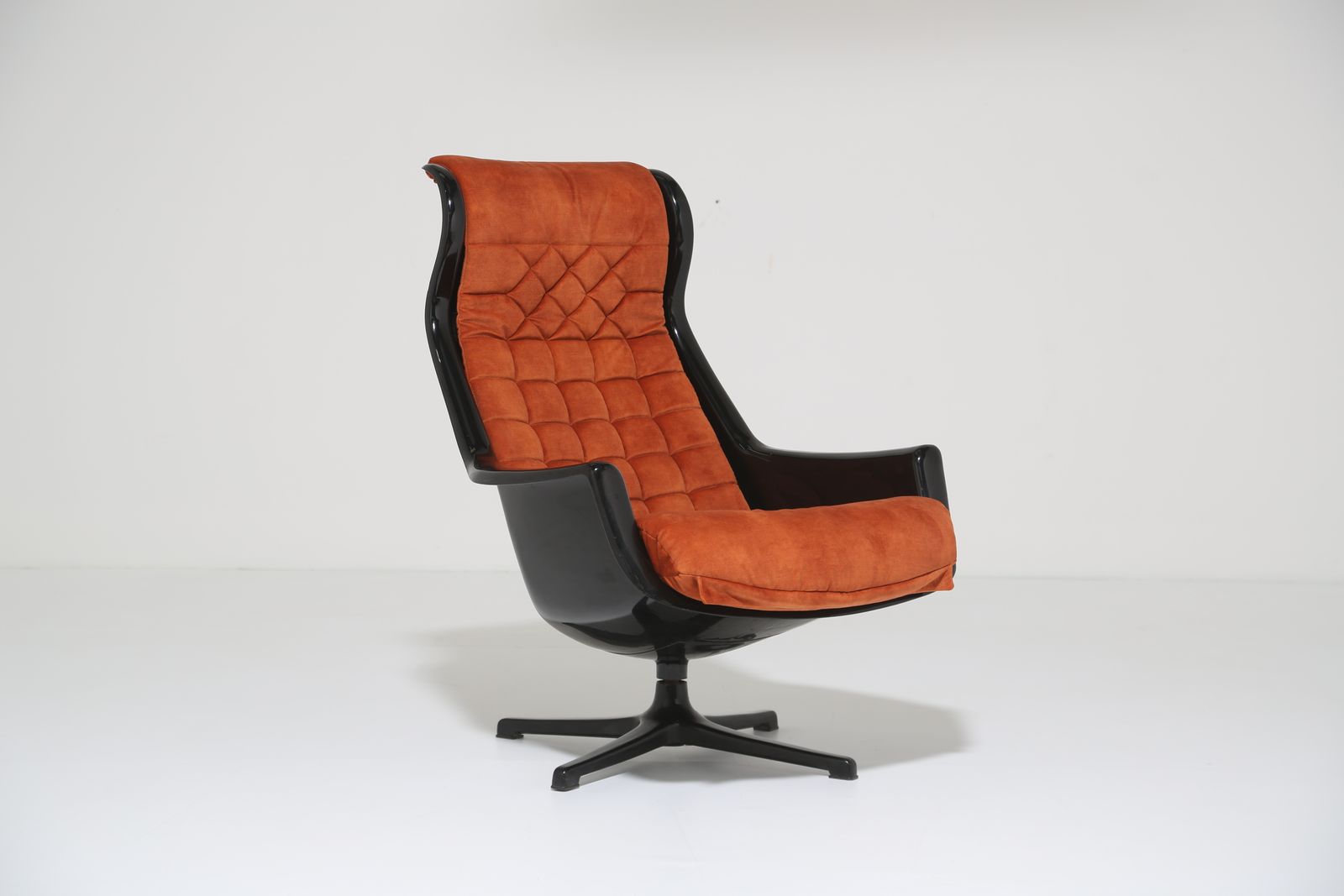 Vintage Zweedse Space Age draaifauteuil "Galaxy" van Alf Svensson en Yngvar Sandström voor Dux, jaren 1960