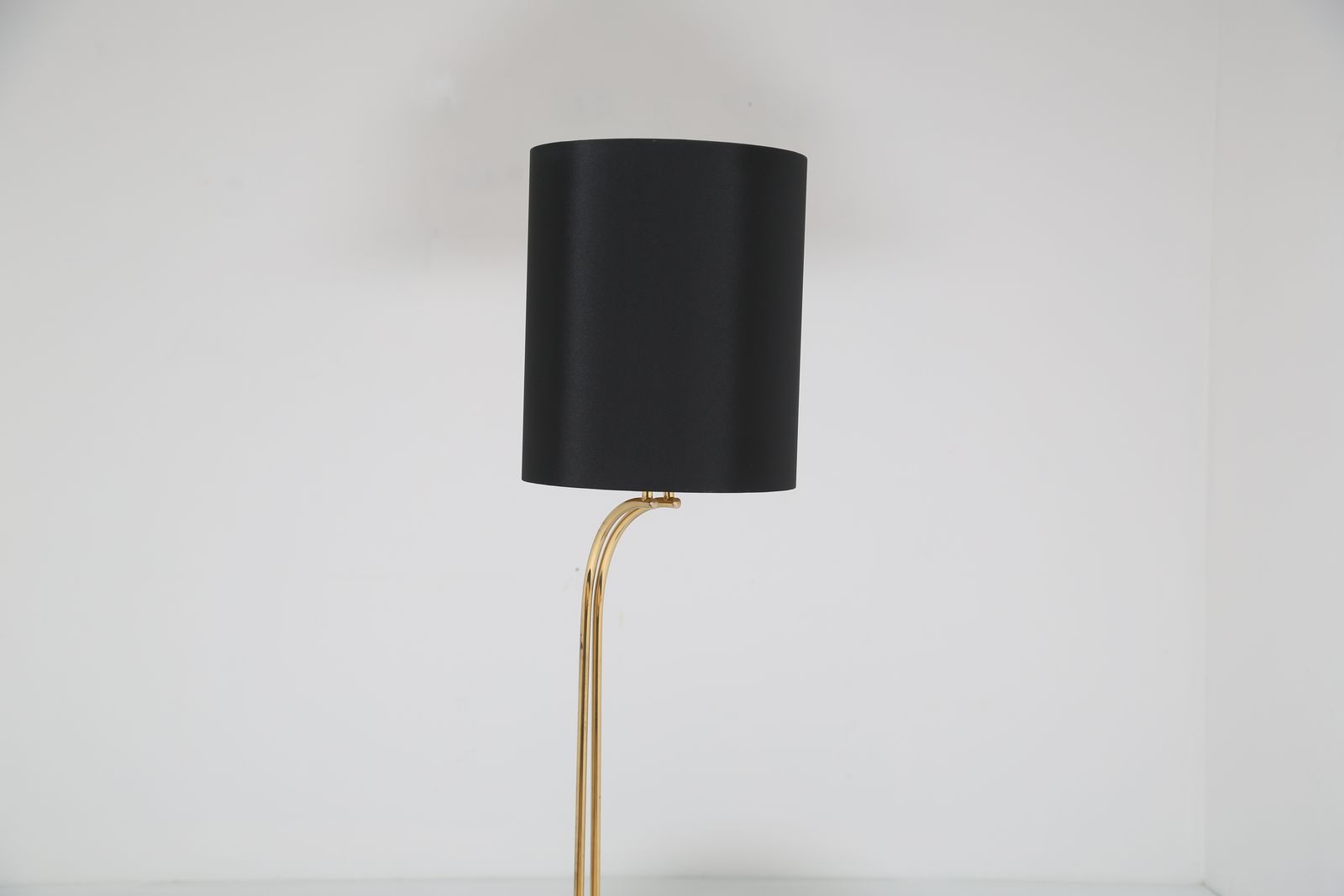 Mid Century Modern Italian Brass & Black Marble Arch Floor Lamp, 1970s. photo furniture