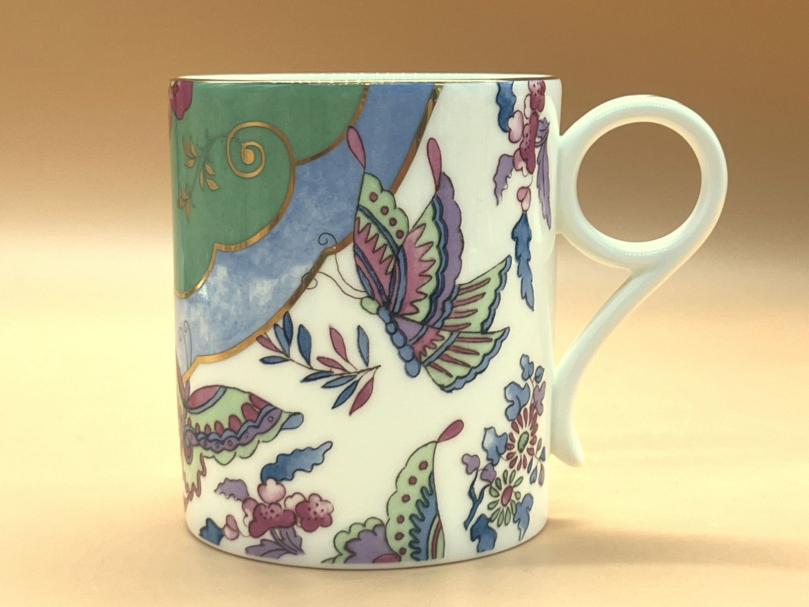 Wedgwood China Archive Collection Butterfly Posy Design Small Mug.