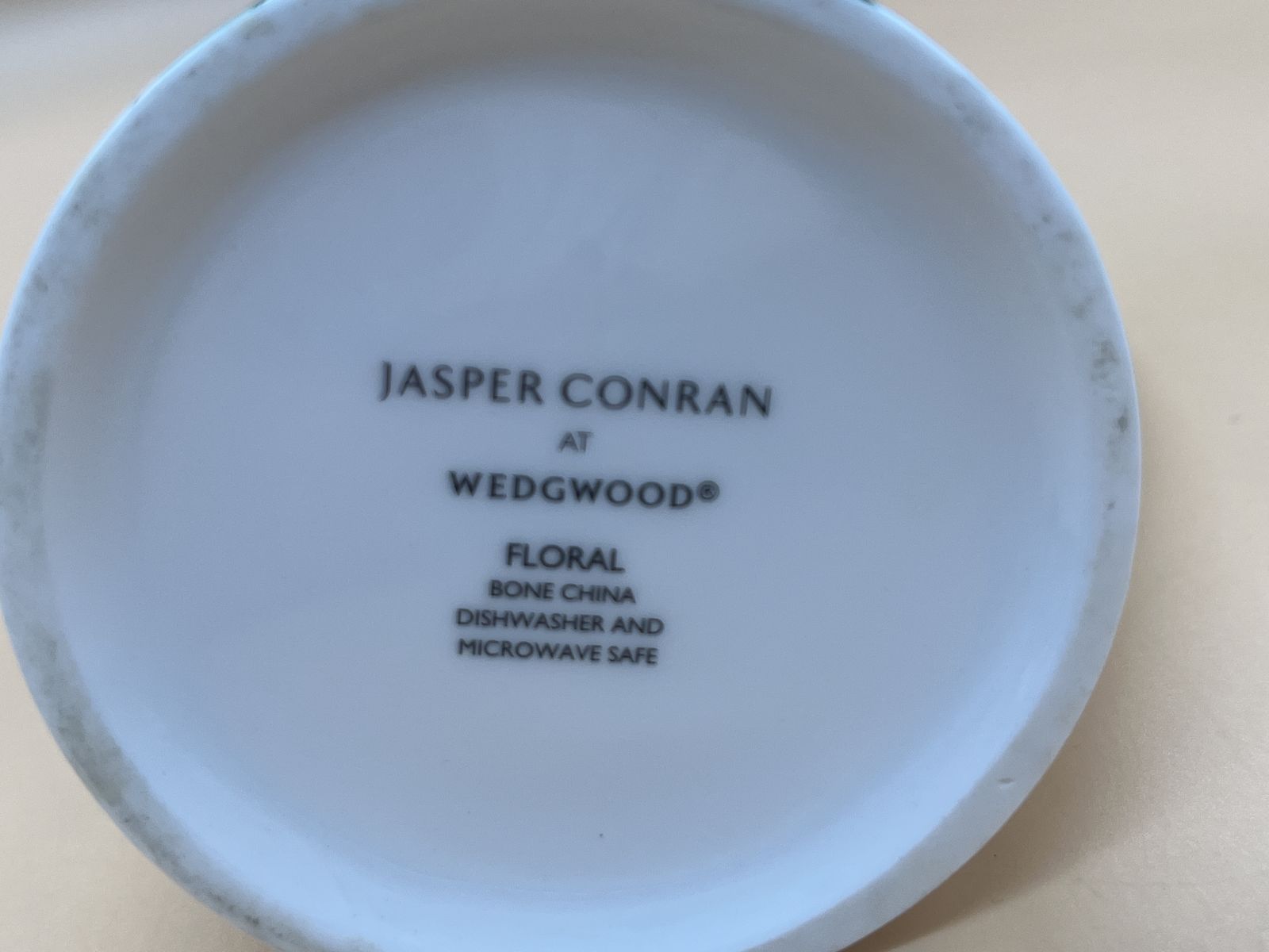 Pot à lait et sucrier couvert Jasper Conran pour Wedgwood China, motif floral. Boîte d'origine. photo vintage